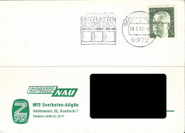 GERMANY. POSTMARK. SONTHOFEN-ALLGÄU. 1972 - Other & Unclassified