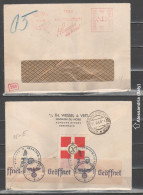 Danmark 1940 - Letter To Italy With Machine Cancel (EMA) Magazins Du Nord - Verified By German Censor - Brieven En Documenten