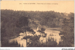 AFFP8-29-0614 - Rivière De QUIMPER - Trou à Feu Et Le Château De Rosulien  - Quimper