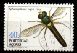 PORTUGAL    -   ACORES  -   1985  .Y&T N° 359 Oblitéré.   Insecte - Azores