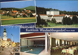 72536536 Windischbergerdorf Bayerwald Kurklinik Speisesaal Hallenbad Dorfmotiv W - Autres & Non Classés