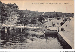 AFFP5-29-0362 - PONT-AVEN - La Passerelle Et Le Port  - Pont Aven