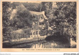 AFFP3-29-0237 - PONT-AVEN - Le Moulin De Rosmadec Vu Du Quai  - Pont Aven