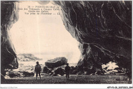 AFFP3-29-0229 - LA POINTE DU RAZ - Baie Des Trépassés - Grotte Des Galets - Vue Prise De L'intérieur  - La Pointe Du Raz