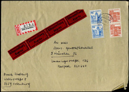 Registered Express Cover To München - Briefe U. Dokumente