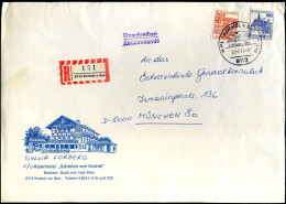 Registered Cover To München  - 'Alpenhotel "Schmied Von Kochel"' - Briefe U. Dokumente