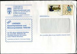 Cover - 'Lindner, Falzlos-Gesellschaft MbH' - Cartas & Documentos
