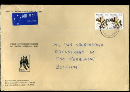 Cover To Teralfene, Belgium - 'South Australian Naturalist' - Cartas & Documentos