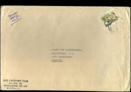 Cover To Teralfene, Belgium - 'Bird Observers Club, Nunawading' - Lettres & Documents