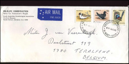Cover To Teralfene, Belgium - 'Wildlife Conservation Saves For Tomorrow's People, Adelaide' - Lettres & Documents