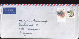 Cover To Teralfene, Belgium - Lettres & Documents