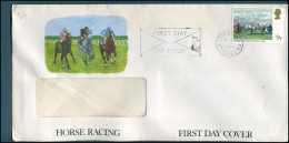 FDC - Horse Racing - 1971-1980 Em. Décimales