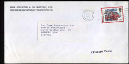 Cover To Antwerp, Belgium - 'Edm. Schluter & Co. (London) LTD.' - Briefe U. Dokumente
