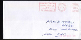 Cover To Istres, France - Lettres & Documents
