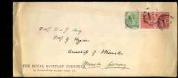 Cover To Münster, Germany - 'The Royal Sanitary Institute' - Lettres & Documents