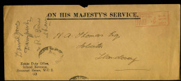 Cover To Llandovery - "On His Majesty's Service' - Cartas & Documentos