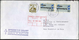 Cover To Frankfurt, Germany - 'Antiques V.I.P. Gallery, Büttelborn3'' - Cartas & Documentos