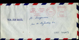 Cover To Liège, Belgium - Lettres & Documents