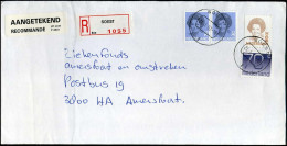 Registered Cover From Soest To Amersfoort - Briefe U. Dokumente