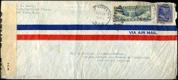 Cover To Courcelles, Belgium - Opened By Examiner 620 - Oberkommando Der Wehrmacht - Brieven En Documenten