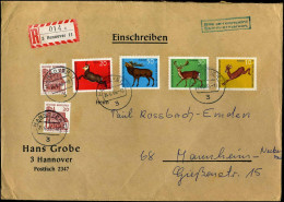 Registered Cover To Mannheim - "Hans Grobe, Hannover" - Briefe U. Dokumente