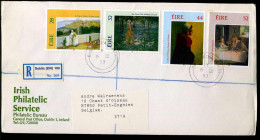 Registered Cover To Petit-Enghien, Belgium - "Irish Philatelic Service" - Briefe U. Dokumente