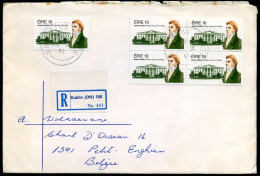 Registered Cover To Petit-Enghien, Belgium - Briefe U. Dokumente