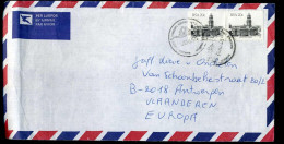 Coverfront To Antwerp, Belgium - Lettres & Documents