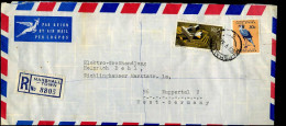 Registered Cover To Wuppertal, Germany - Lettres & Documents