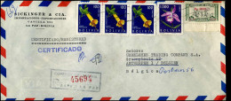 Registered Cover To Antwerp, Belgium - "Sickinger & Cia., Importaciones-exportaciones, La Paz" - Bolivië