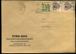 Cover To Haar - "Zeba-Bau, Zellner-Bayerschmidt, Bauunternehmung, München" - Brieven En Documenten