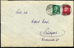 Cover To Stuttgart - Lettres & Documents