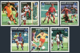 Guinea Bissau 711-717,CTO.Michel 943-949. Soccer,ESSEN-1988. - Guinea-Bissau