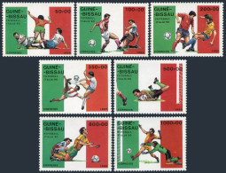 Guinea Bissau 780-786,786A,MNH.Michel 1073-1079,Bl.281.World Soccer Cup Italy-89 - Guinée-Bissau