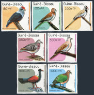 Guinea Bissau 811-817,818,MNH.Mi 1018-1024,Bl.275. 1989.Alectroenas Pukcherrima, - Guinea-Bissau