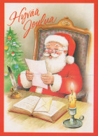SANTA CLAUS CHRISTMAS Holidays Vintage Postcard CPSM #PAK669.GB - Kerstman