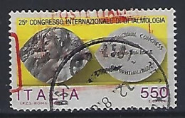 Italy 1986  Kongress Fur Augenheilkunde  (o) Mi.1972 - 1981-90: Afgestempeld