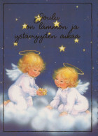 ANGEL CHRISTMAS Holidays Vintage Postcard CPSM #PAH904.GB - Angels