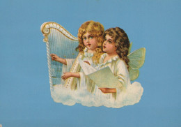 ANGEL CHRISTMAS Holidays Vintage Postcard CPSM #PAH282.GB - Angels
