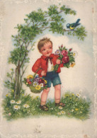 ENFANTS ENFANTS Scène S Paysages Vintage Postal CPSM #PBT465.FR - Scènes & Paysages