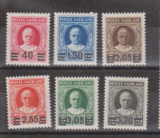 Vatican N° 60 à 65 Avec Charnières - Unused Stamps