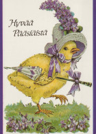 PÂQUES POULET ŒUF Vintage Carte Postale CPSM #PBP012.FR - Easter