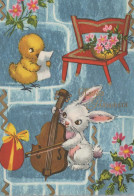 PÂQUES POULET ŒUF Vintage Carte Postale CPSM #PBP074.FR - Easter