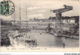 AFFP9-29-0789 - BREST - La Grue Et Le Duguay-trouin  - Brest