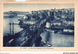 AFFP9-29-0741 - BREST - Le Grand Pont - L'avant-port - Vue Sur Recouvrance - Brest