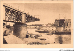 AFFP9-29-0729 - BREST - Le Grand Pont Ouvert  - Brest