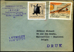 Cover To Marcinelle, Belgium - Briefe U. Dokumente