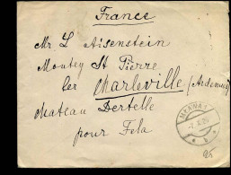 Cover To Charleville, France - Brieven En Documenten