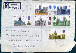 Registered Coverfront To Deurne, Belgium - Cartas & Documentos