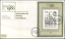 UK - FDC - London 1980, International Stamp Exhibition - 1971-1980 Decimal Issues